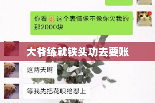 大爷练就铁头功去要账