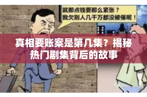 真相要账案是第几集?揭秘热门剧集背后的故事 真相要账案是第几集?揭秘热门剧集背后的故事