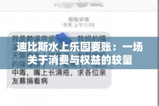 迪比斯水上乐园要账：一场关于消费与权益的较量