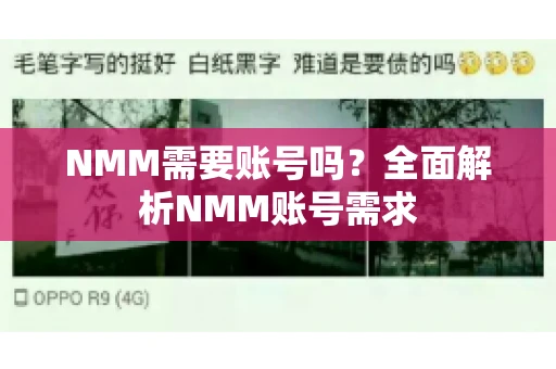 NMM需要账号吗？全面解析NMM账号需求